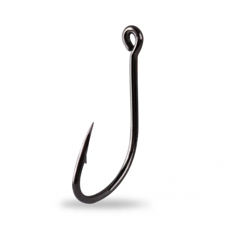 CARLIGE CRAP MUSTAD NEGRU NI, NR 1, 10 BUC / PLIC [1]