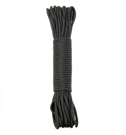 Sport & Activitati in aer liber - Cordelina parasuta, lungime 15 metri, neagra, MFH