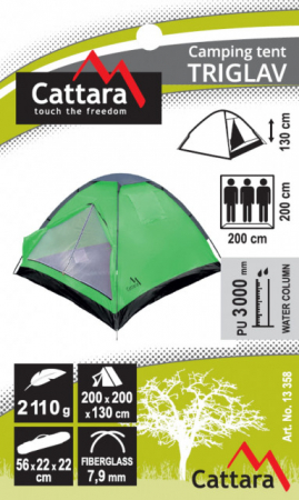 Cort 3 persoane Cattara Triglav [4]