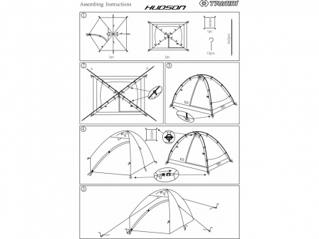 Cort Trimm Hudson green, 3-4 persoane [3]