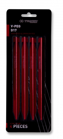 Cuie cort - Cuie cort Trimm V-PEG D17, set 4 buc