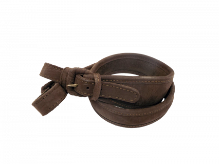 Curele arme vanatoare - CUREA PIELE CARABINA LUXORY MARO