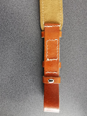 Curea piele maro pentru carabina, cu 3 posturi [4]