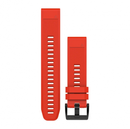 ACCESORII - CUREA SILICON 22MM FLAME RED GARMIN FENIX 5X