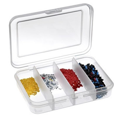 SPORTURI - CUTIE PLASTICA PANARO 4 COMPARTIMENTE, 9X6X2 CM