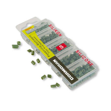 Monturi & accesorii pescuit stationar - CUTIE VARNISURI PLUTA, SILICON VERDE, M 