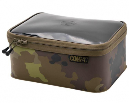Genti pescuit - GEANTA SEMIRIGIDA PENTRU ACCESORII KORDA COMPAC 220 CAMO, 28X20X12 CM