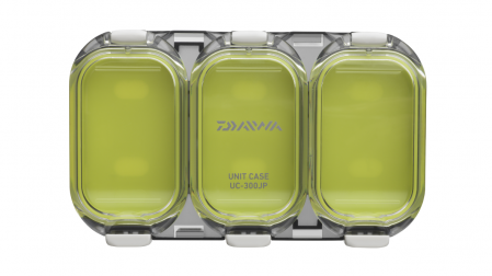 Bagajerie pescuit - Cutie Daiwa cu 3 compartimente, 11 x 6.5 x 1.3 cm