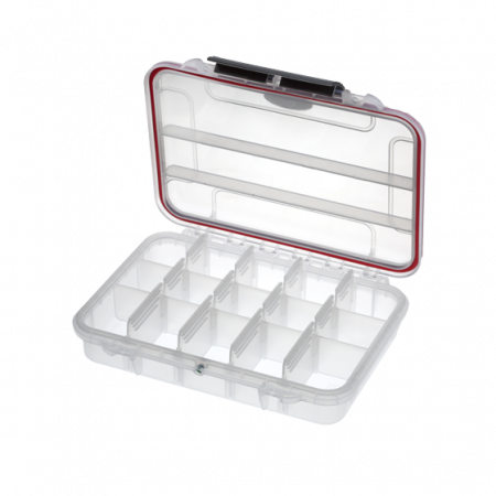 Cutii pescuit - CUTIE REZISTENTA LA APA PLASTICA PANARO MAX002T, 3-15 COMPARTIMENTE AJUSTABILE, 230x175x53 MM