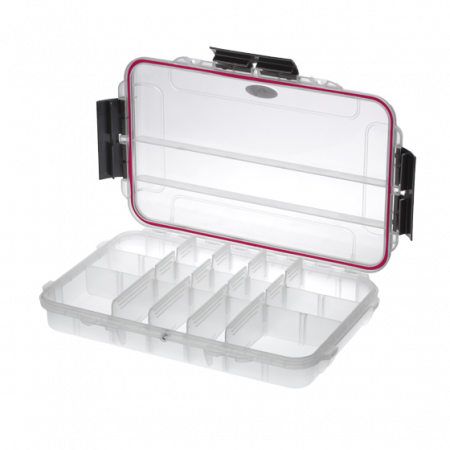 Cutii pescuit - CUTIE REZISTENTA LA APA PLASTICA PANARO MAX003T, 3-15 COMPARTIMENTE AJUSTABILE, 350x230x59 MM