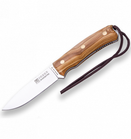 Cutit Joker Bushcrafter, lama otel inox 10.5 cm, teaca piele [1]