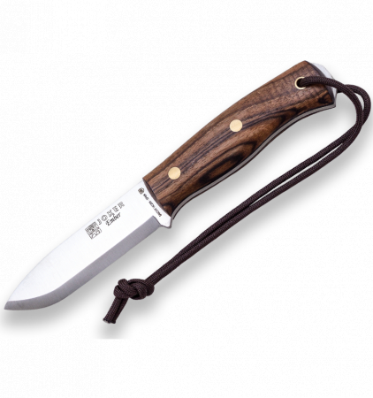Cutit Joker Ember Scandi Bushcraft, lama otel inox 10.5 cm, maner lemn nuc [1]