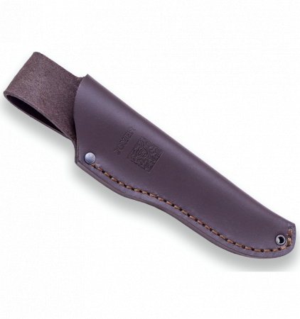 Cutit Joker Flecha cu teaca piele, lama 12.5 cm otel inox, maner corn cerb [2]