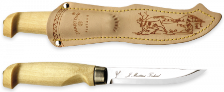 Cutite de vanatoare - CUTIT MARTTIINI LYNX 129, CU TEACA PIELE, LAMA 110 MM