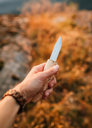 Cutit Marttiini Kateva, lama 75 mm, teaca piele [1]