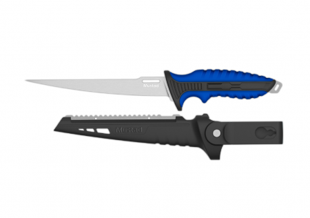 Cutite - Cutit filetat Mustad lama 17.8 cm cu teaca