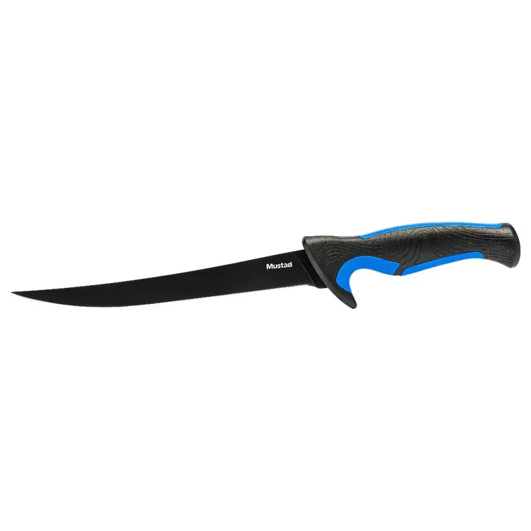 Cutite - Cutit filetat Mustad lama teflonata 20.3 cm cu teaca