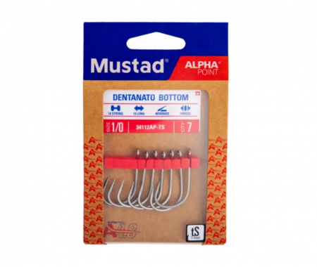 Carlige Mustad Dentanato Bottom, nr 6/0, 5 buc / plic [2]