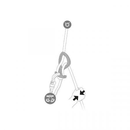 Dispozitiv de coborare Petzl Pirana club verde [4]