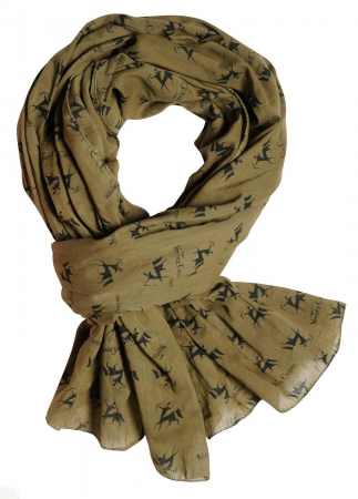 Fulare, esarfe, buff-uri - ESARFA VERNEY CARRON CHECH KAKI