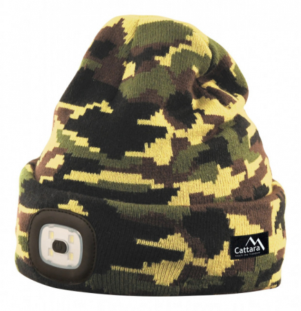 Fes camuflaj cu lanterna cu LED si incarcare usb Cattara [2]