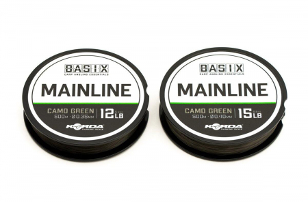 FIR MONOFILAMENT KORDA BASIX MAINLINE 0,35MM/12LB/1000M [1]
