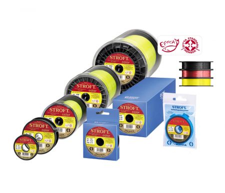 SPORTURI - FIR MONOFILAMENT STROFT COLOR GALBEN FLUO 0.35MM/10,3KG/1000M