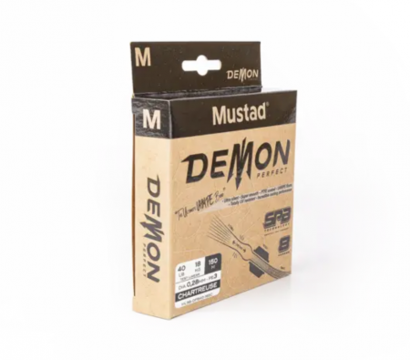 FIR TEXTIL MUSTAD DEMON PERFECT BRAID 8 CHARTREUSE 020MM/11,3KG/150M [2]