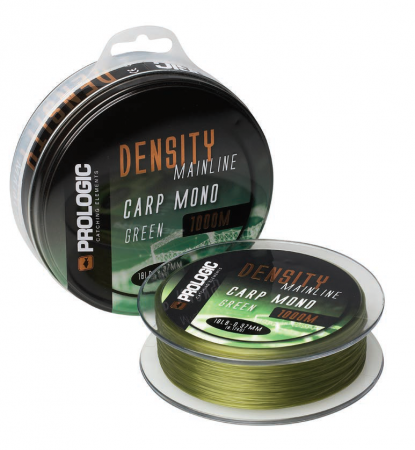 SPORTURI - FIR MONOFILAMENT PROLOGIC DENSITY CARP GREEN 0.35MM/6,80KG/1000M