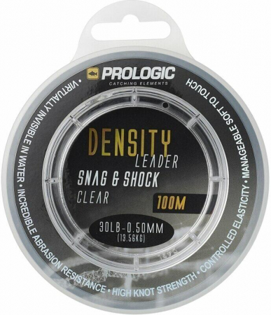 SPORTURI - FIR INAINTAS MONOFILAMENT PROLOGIC DENSITY SNAG SHOCK LEADER 0.50MM/13,56KG/100M