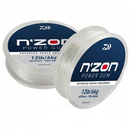 Fire pescuit stationar - FIR ELASTIC DAIWA NZON POWER GUM 0,6MM/4KG/10M