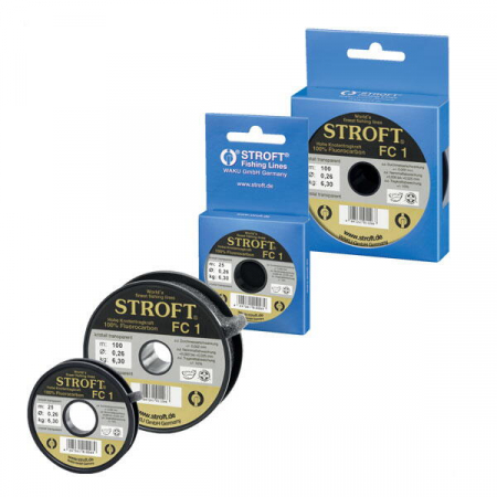 FIR FLUOROCARBON STROFT FC1 0.14 MM, 1.9 KG, 25 M