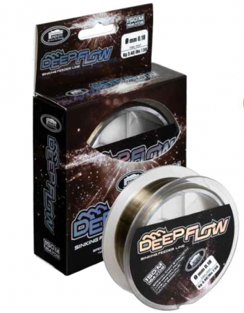 Fire pescuit stationar - FIR MONOFILAMENT LINEAEFFE FEEDER DEEP FLOW 025MM/6,70KG/150M DARK BROWN