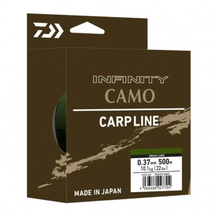 Fir monofilament Daiwa Infinity green camo 0.34 mm, 9.2 kg, 500 m [0]
