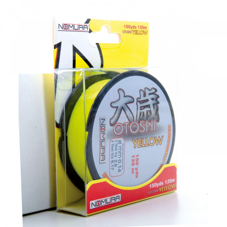 Fire pescuit stationar - Fir monofilament Nomura Otoshi fluo galben, 135 m