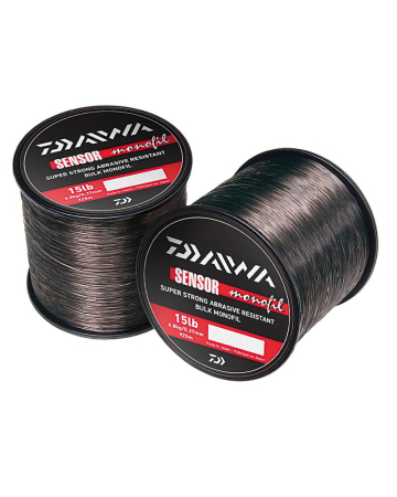 Fire monofilament principal - Fir monofilament pescuit Daiwa Sensor dark 0.31 mm, 4.5 kg, 1325 metri