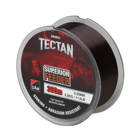 Fire pescuit stationar - FIR MONOFILAMENT DAM TECTAN FEEDER BROWN 025MM/5,2KG/300M