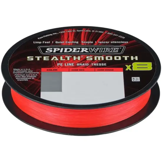 Fir textil Spirderwire stealth Smooth 8 code red 0.11 mm / 10.3 kg / 150 m [1]