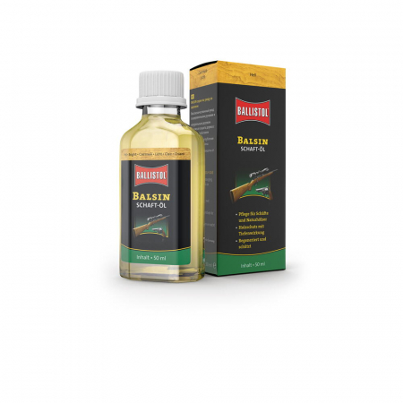 Truse si intretinere arme - ULEI BALLISTOL PENTRU LEMN, MARO DESCHIS BALSIN, 50 ML