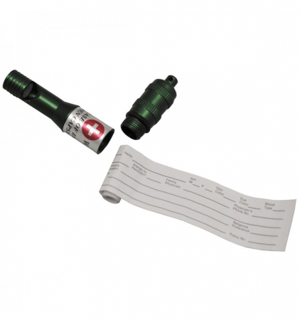 Fluier supravietuire cu inel si ID tag, impermeabil MFH [1]