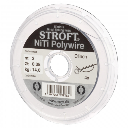 SPORTURI - FIR MONOFILAMENT STROFT NICHEL TITAL POLIWIRE 1X7 0.30 MM, 2 M