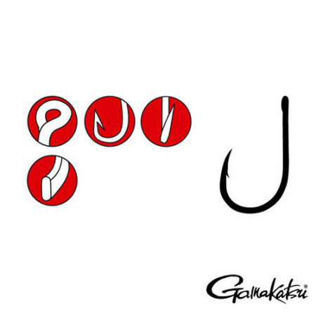 SPORTURI - CARLIGE FORJATE GAMAKATSU LS-3313F BL 10 BUC / PLIC, NR 2