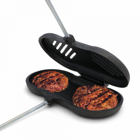 Forma dubla din fonta pentru gatit la foc Coghlans [1]