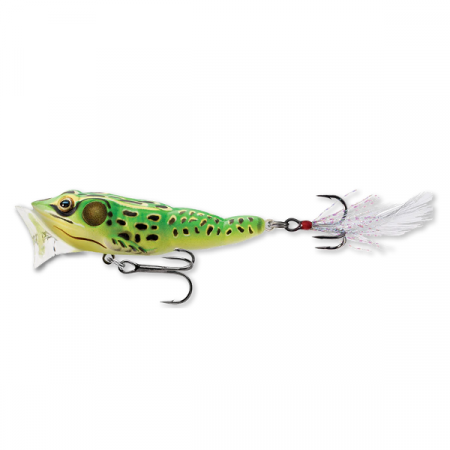 Voblere - VOBLER LIVE TARGET FROG POPPER 6,5CM/7G FLORO GREEN/YELLOW