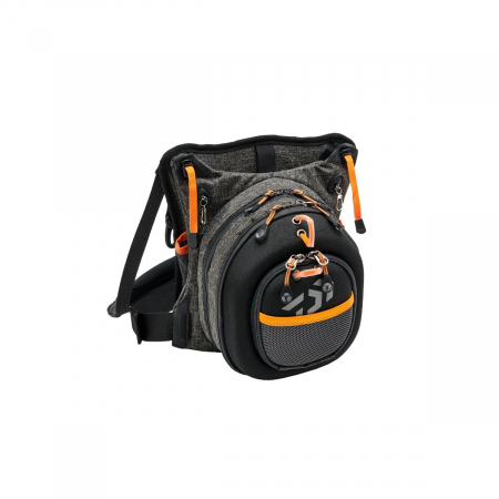 Genti pescuit - GEANTA PESCUIT DAIWA CHEST PACK NOIR ORANGE