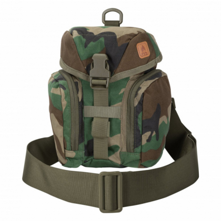 Genti voiaj - Geanta de umar Helikon Tex Essential Kitbag Molle Woodland US 2.5 litri