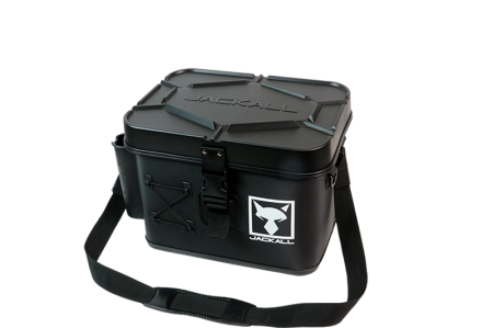 PESCUIT - Geanta pescuit Jackall Bakan Tackle Cotainer R dark grey, marime S