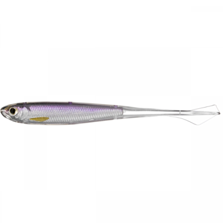 SPORTURI - SHAD LIVE TARGET GHOST TAIL MINNOW DROPHOT 9,5CM 207 SILVER/PURPLE, 4 BUC / PLIC
