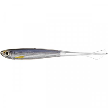 SPORTURI - SHAD LIVE TARGET GHOST TAIL MINNOW DROPHOT 9,5CM 951 SILVER/SMOKE, 4 BUC / PLIC