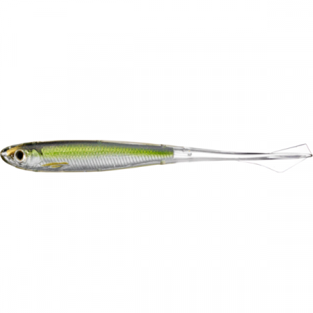 SPORTURI - SHAD LIVE TARGET GHOST TAIL MINNOW DROPHOT 9,5CM SILVER/GREEN, 4 BUC / PLIC
